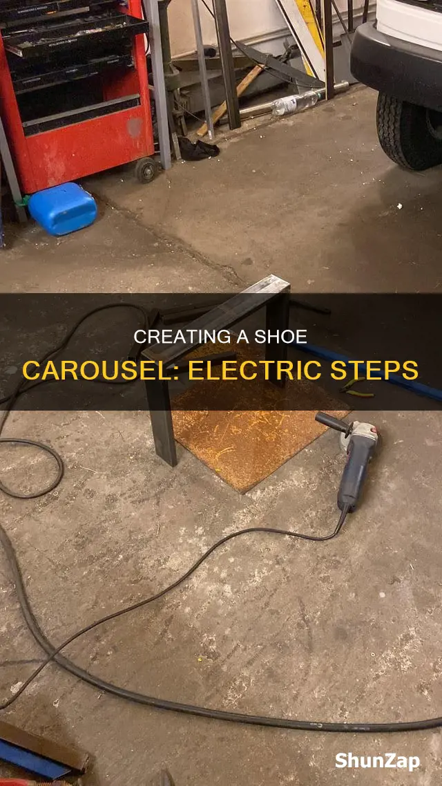 how to build an electric shoe carousel