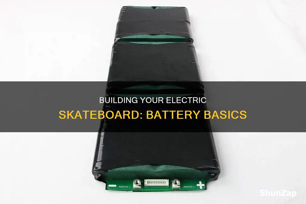 how to build an electric skateboard battery