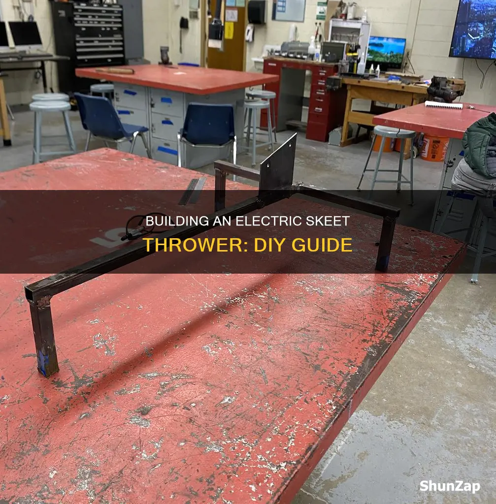 how to build an electric skeet thrower