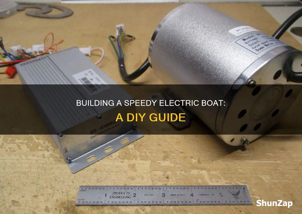 how to build an electric speed boat