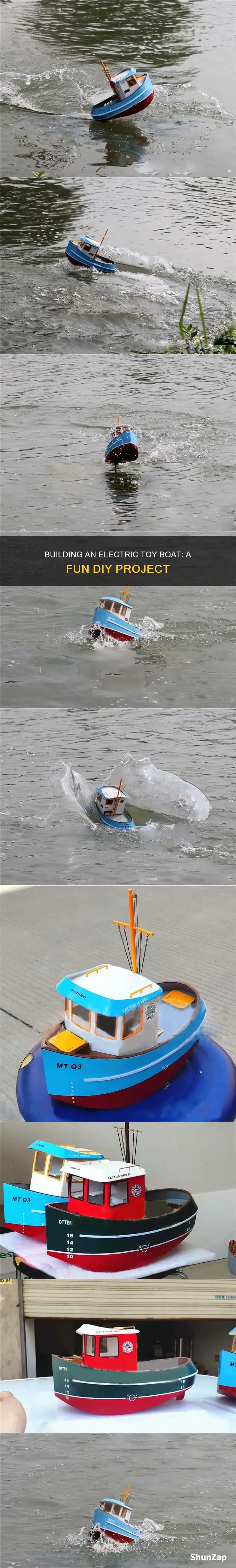 how to build an electric toy boat