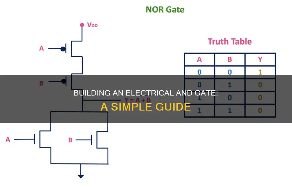 how to build an electrical and gate