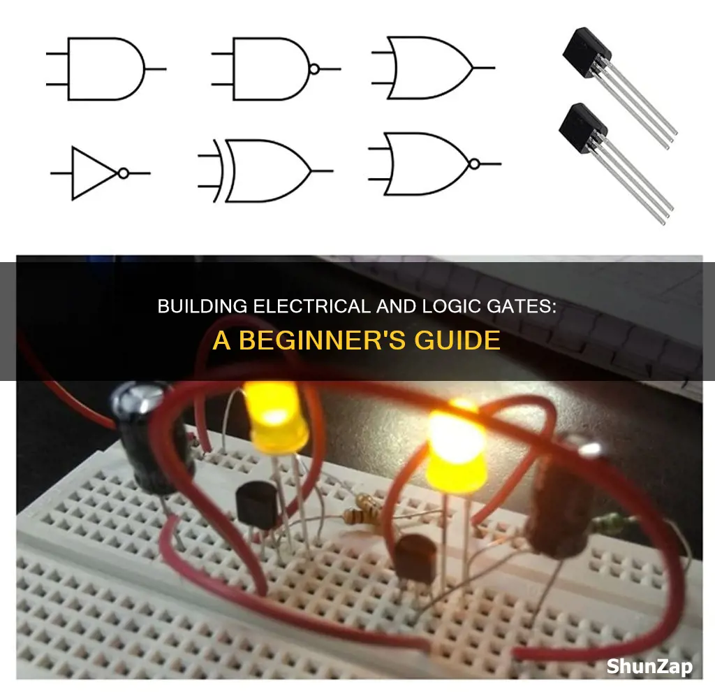 how to build an electrical and logucgate