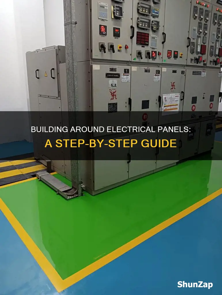 how to build around an electrical pannel
