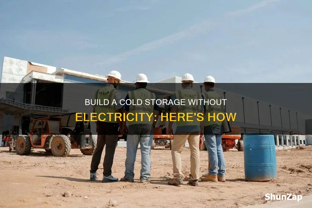 how to build cold storage without electricity