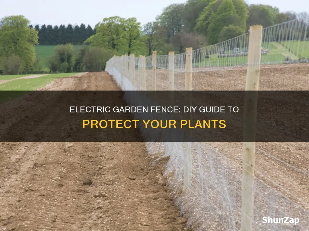 how to build electric fence around garden