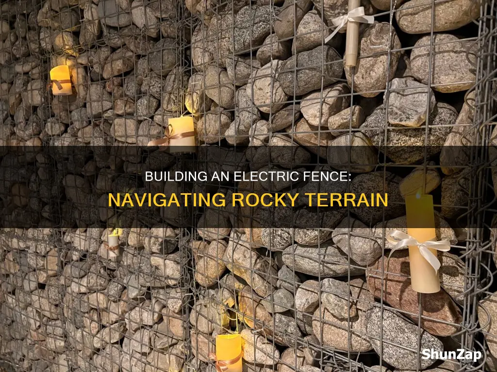 how to build electric fence in rock