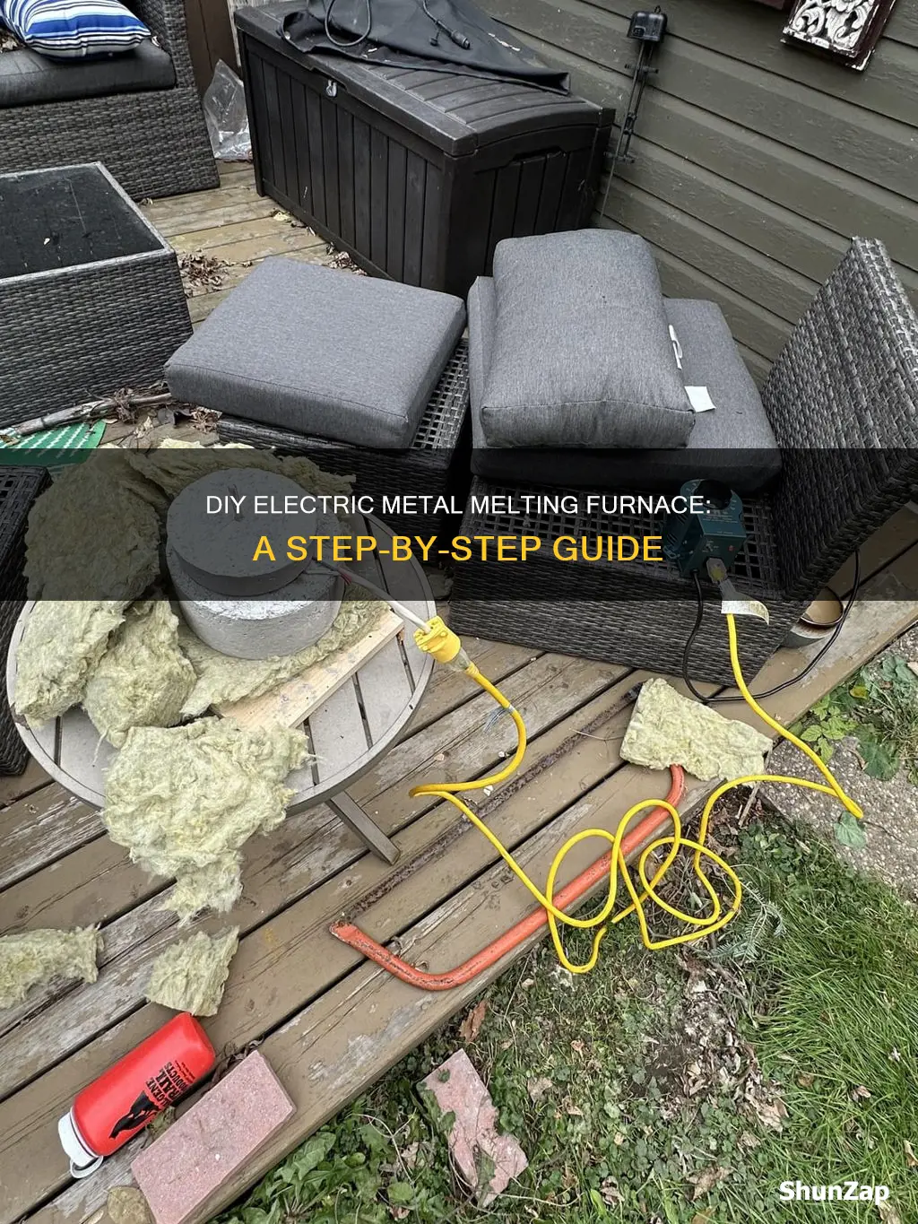 how to build electric metal melting furnace
