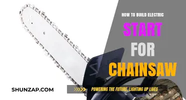 Building an Electric Start for Your Chainsaw: A DIY Guide