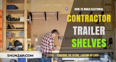 Building Sturdy Trailer Shelves for Electrical Contractors