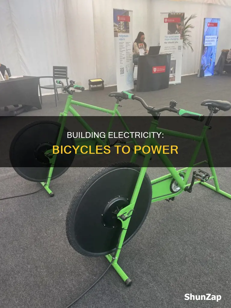 how to build electricity from a bicycle