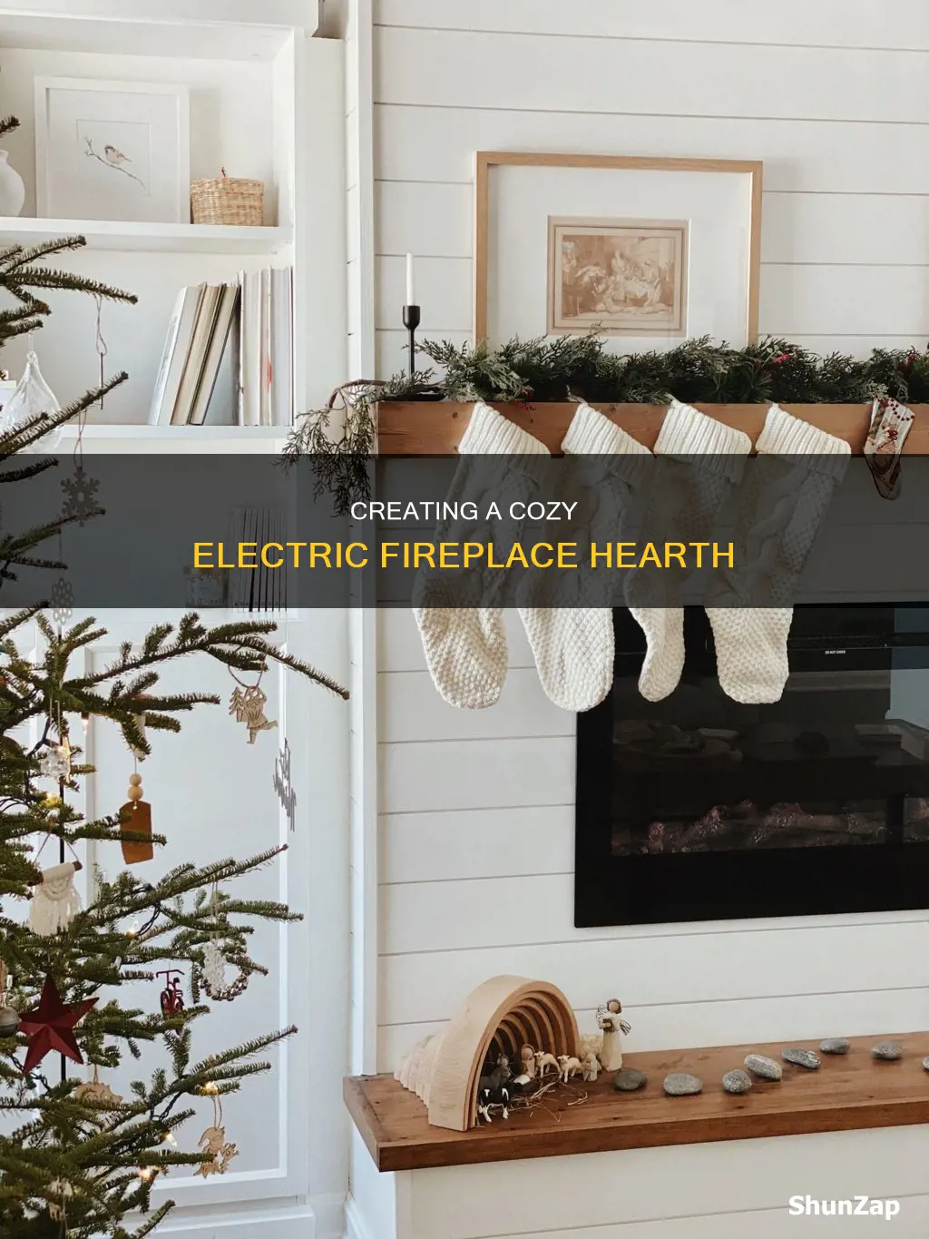 how to build hearth for electric fireplace