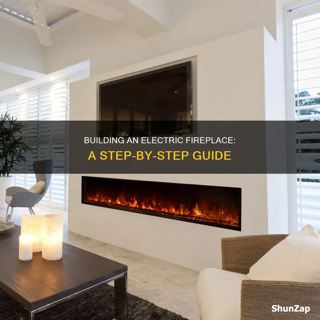 how to build in an electric fireplace