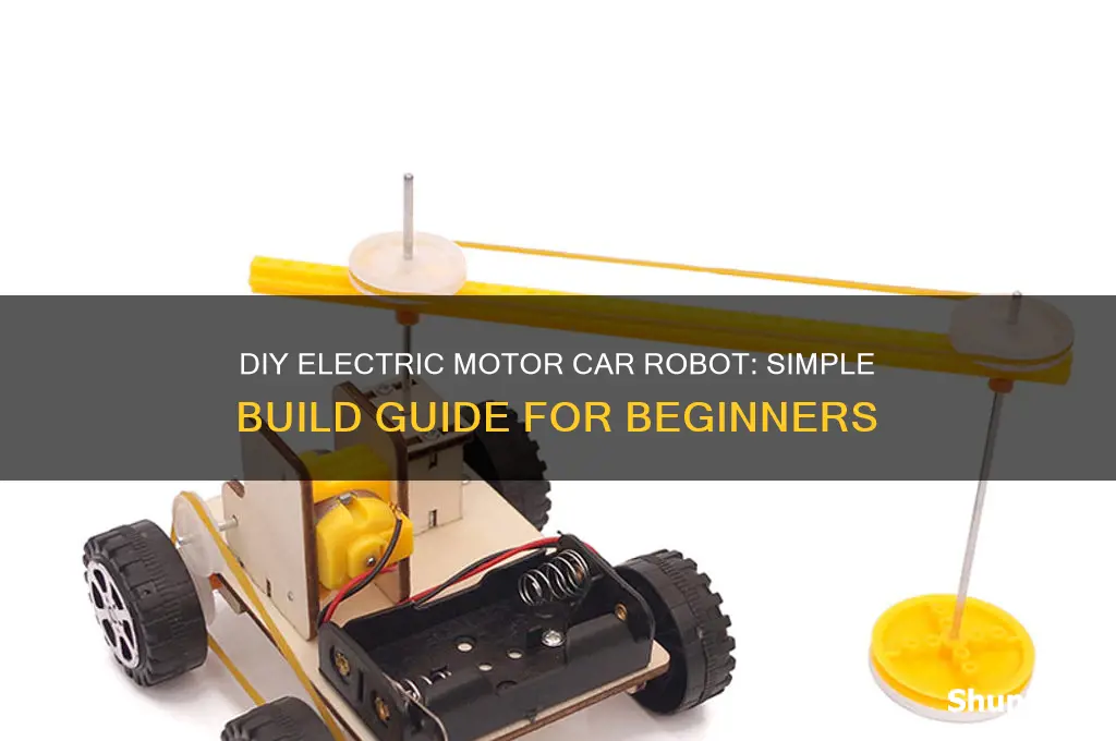 how to build simple car robot electric motor