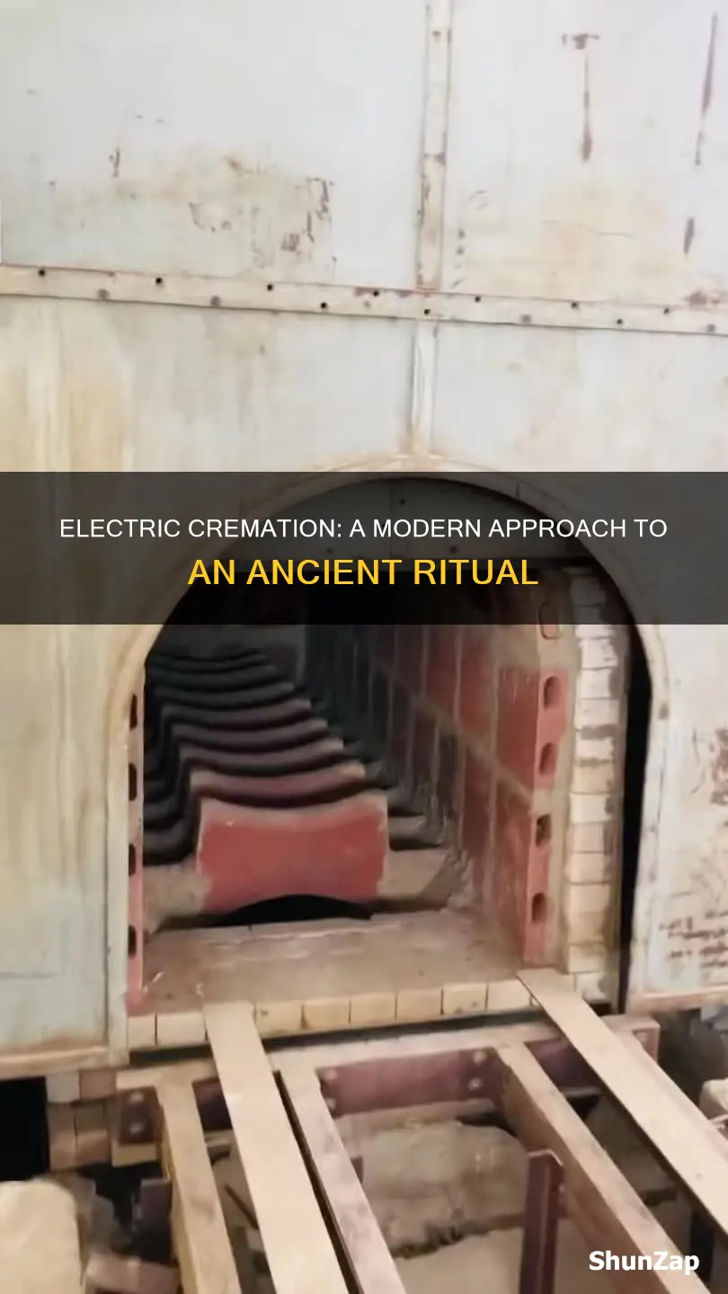 how to burn dead body by electric