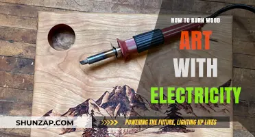 Creating Wood Art: Burning with Electricity