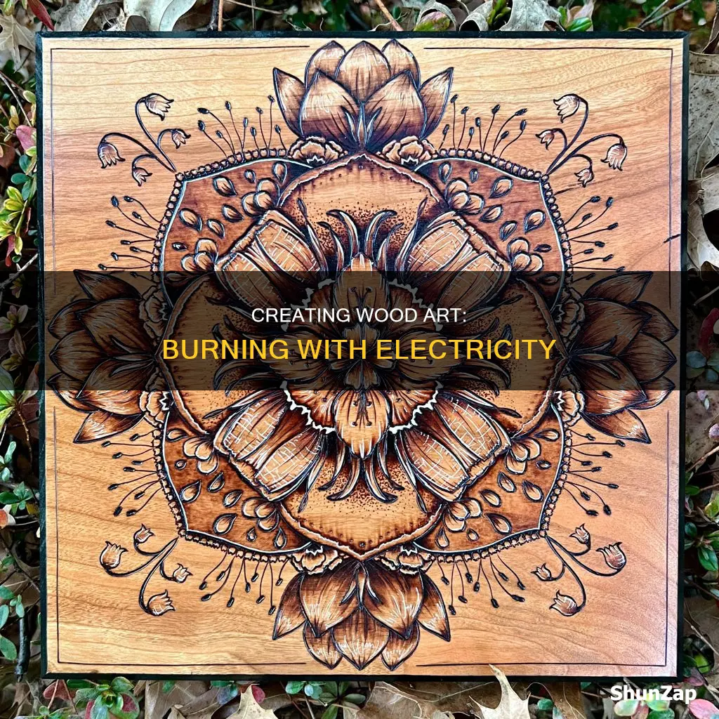 how to burn wood art with electricity