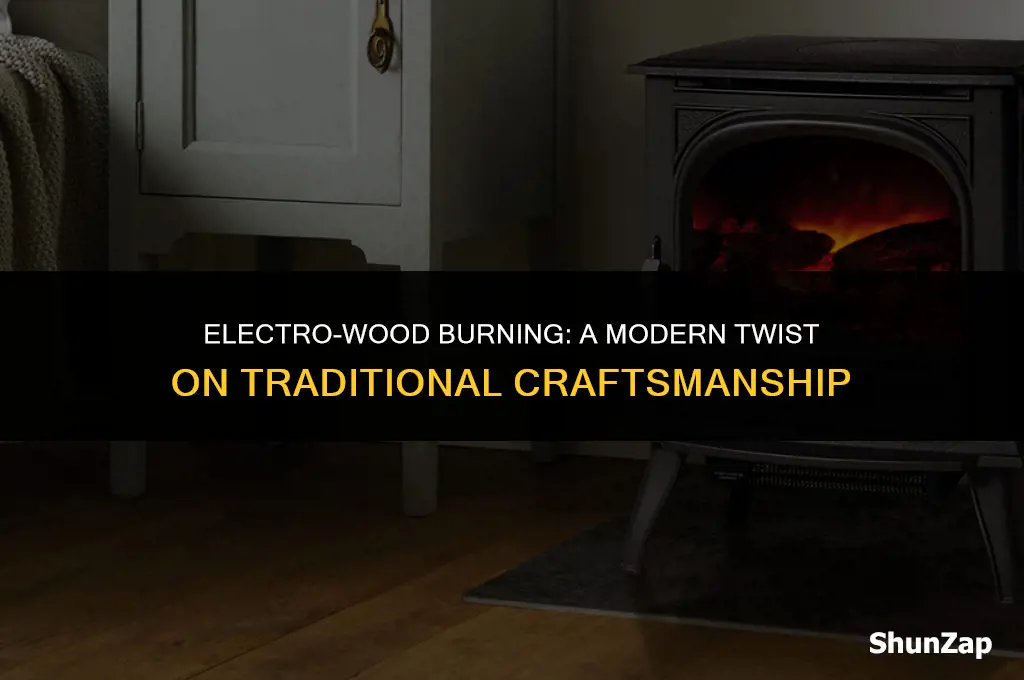 how to burn wood using electricity