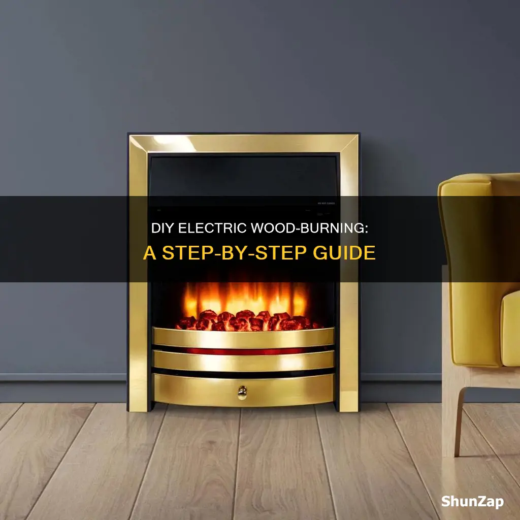 how to burn wood with electricity diy