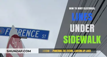 The Safe Way to Bury Electrical Lines Under a Sidewalk