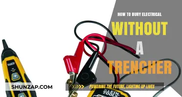 The Easy Way to Bury Electrical Cables Without a Trencher
