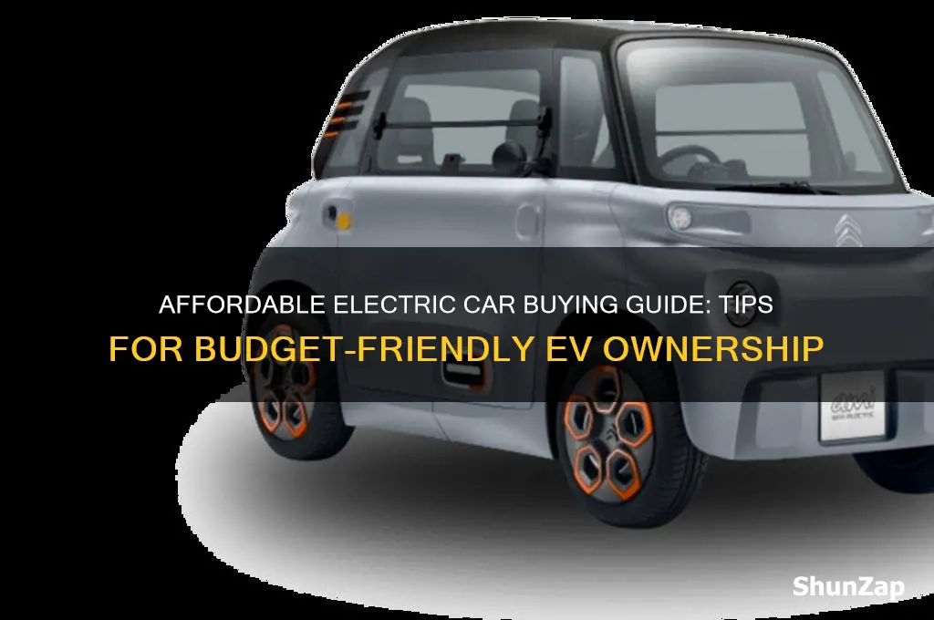 how to buy a cheap electric car