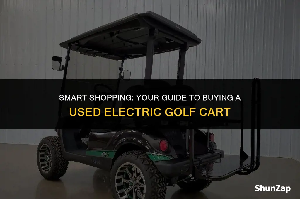 how to buy a used electric golf cart