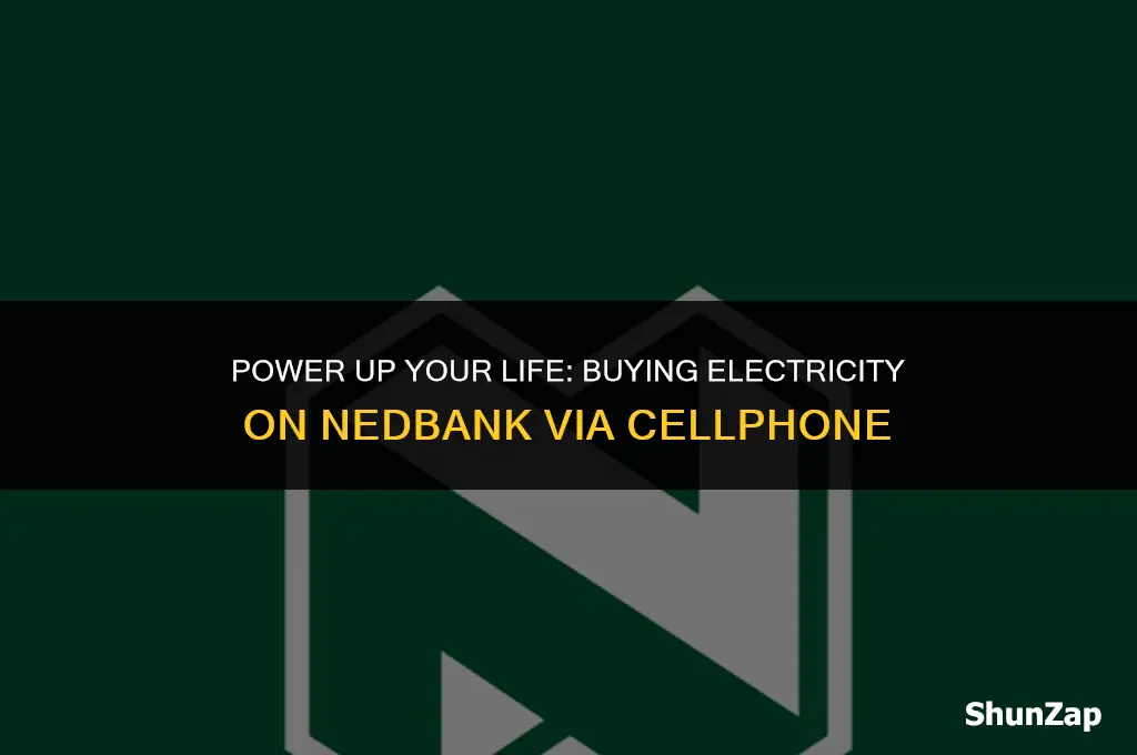 how to buy electricity on nedbank using cellphone