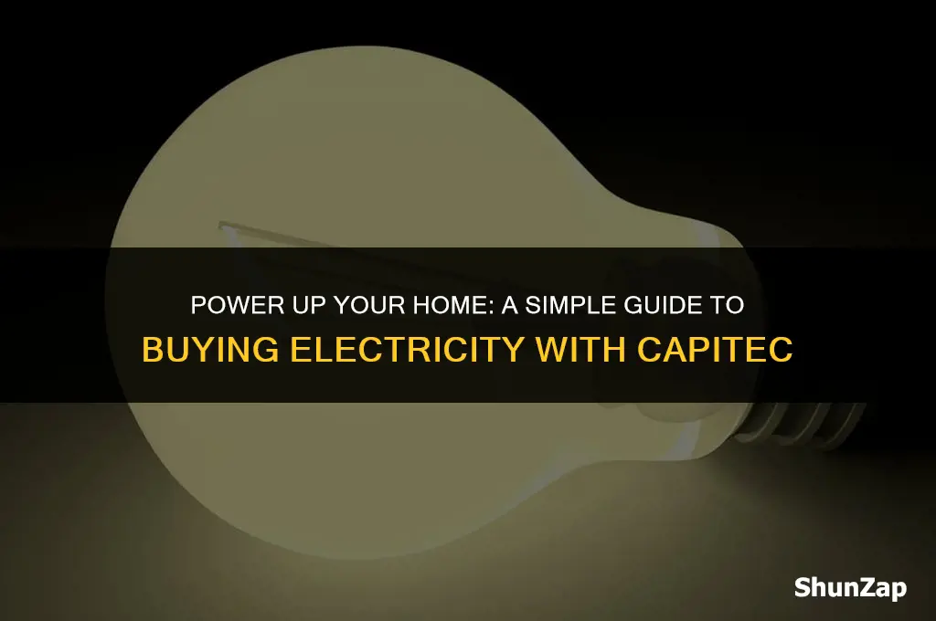 how to buy electricity using capitec