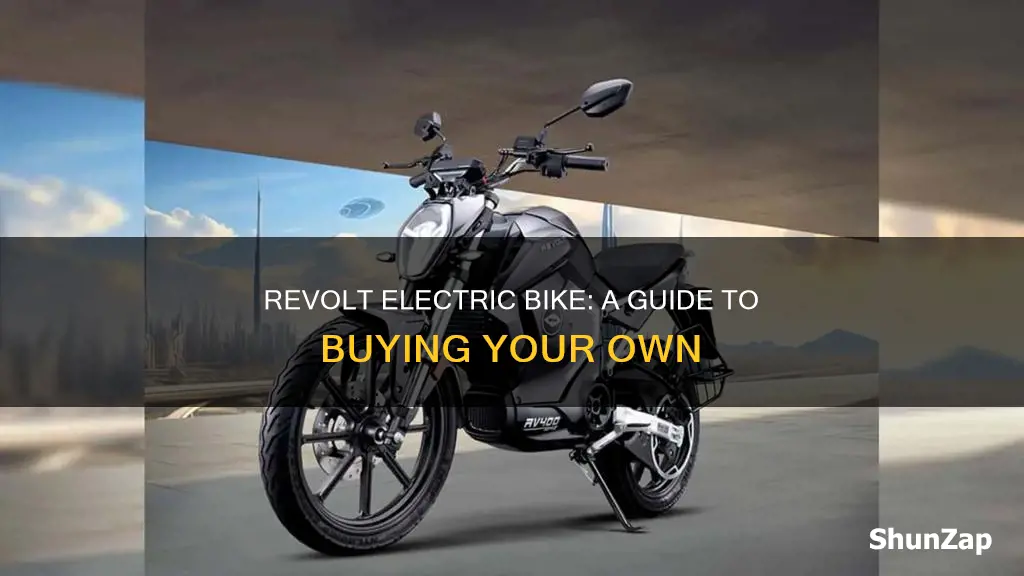 how to buy revolt electric bike