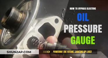 Bypassing Electric Oil Pressure Gauges: DIY Guide