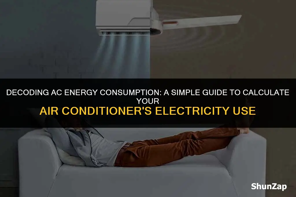 how to calculate air conditioner electricity use