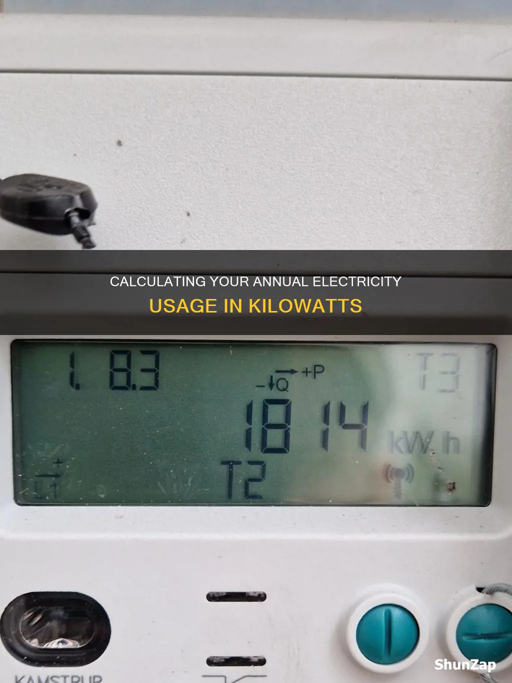 how to calculate annual kilowatt of electricity
