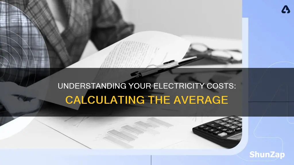 how to calculate average cost of electricity