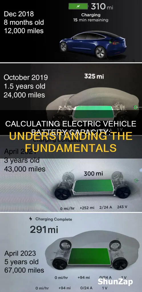 how to calculate battery capacity for electric vehicle