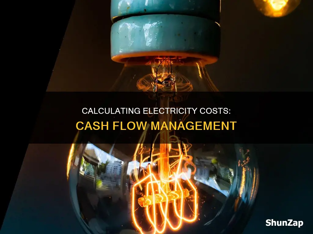 how to calculate cash flow for electricity