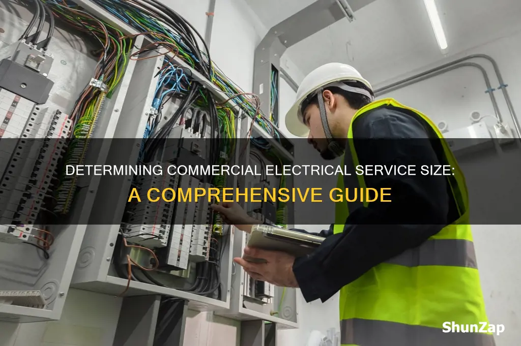 how to calculate commercial electrical service size
