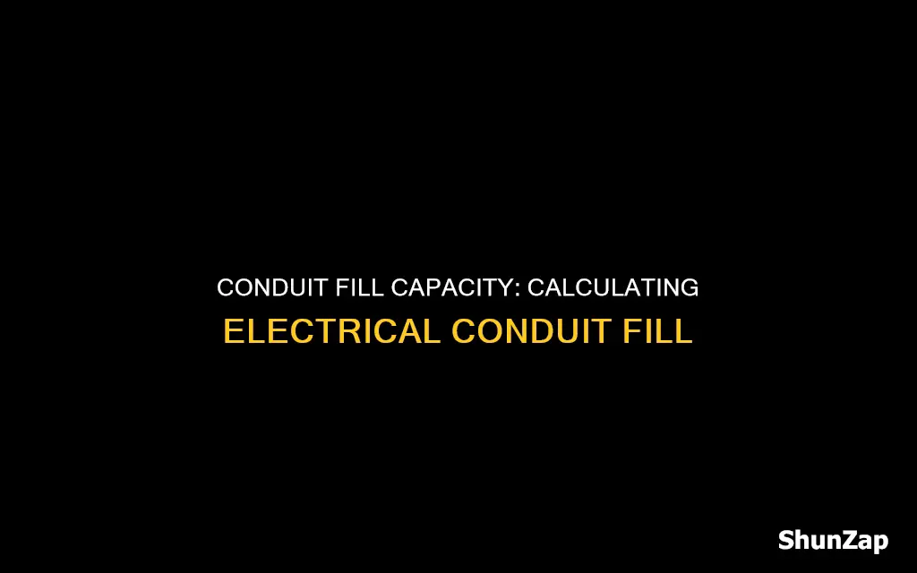 how to calculate conduit fill for electrical