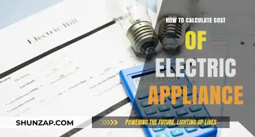 Electric Appliance Costs: Calculating the True Expense