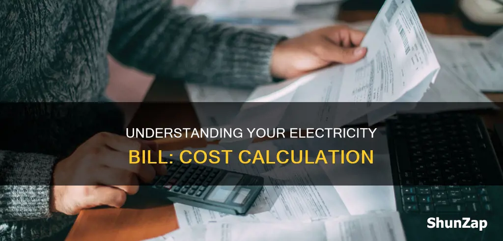 how to calculate cost of electricity consumed