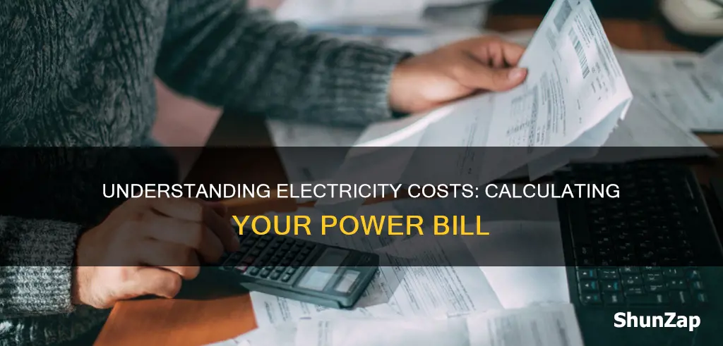 how to calculate cost of electricity physics