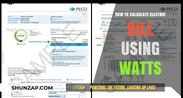 Understanding Your Electricity Bill: A Simple Guide to Watt-Based Calculations