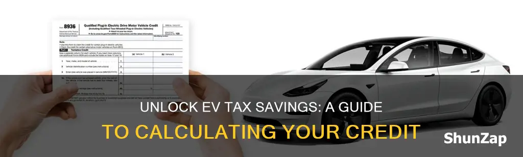 how to calculate electric vehicle tax credit