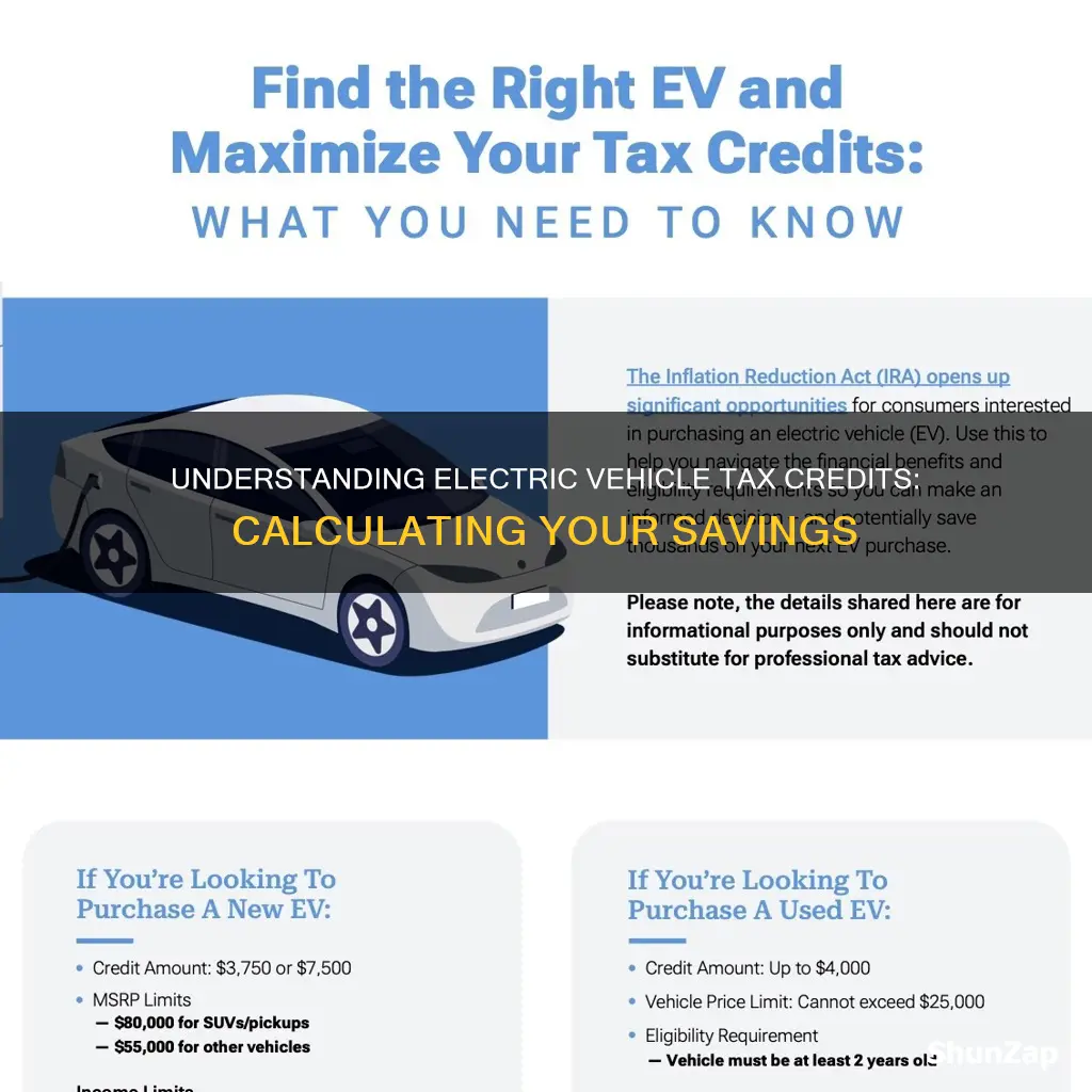 how to calculate electric vehicle tax credit