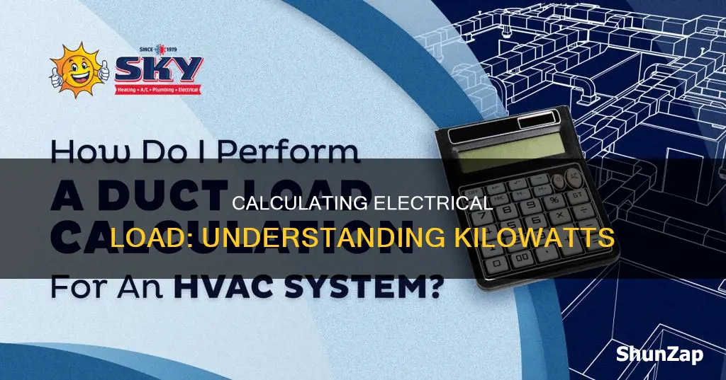 how to calculate electrical load in kw