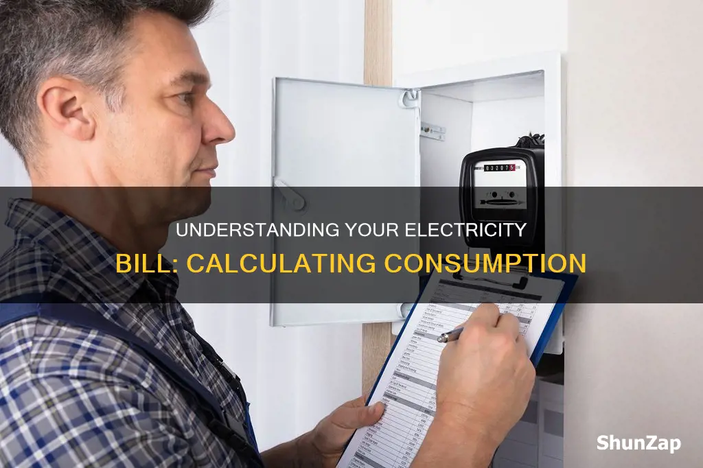 how to calculate electricity consumption in units