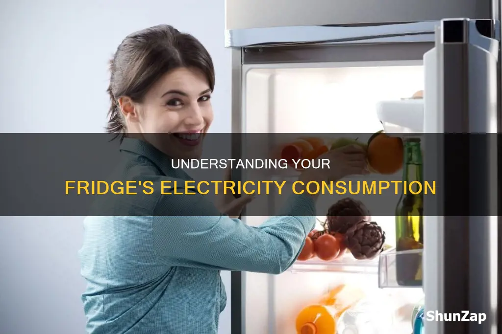 how to calculate electricity consumption of fridge
