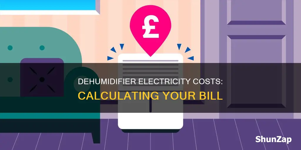 how to calculate electricity cost for dehumidifier