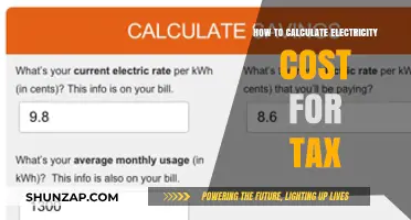 Calculating Electricity Costs: Tax Tips