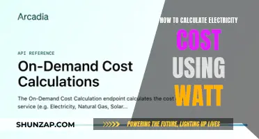 Understanding Your Electricity Bill: A Simple Guide to Watt-Based Cost Calculations